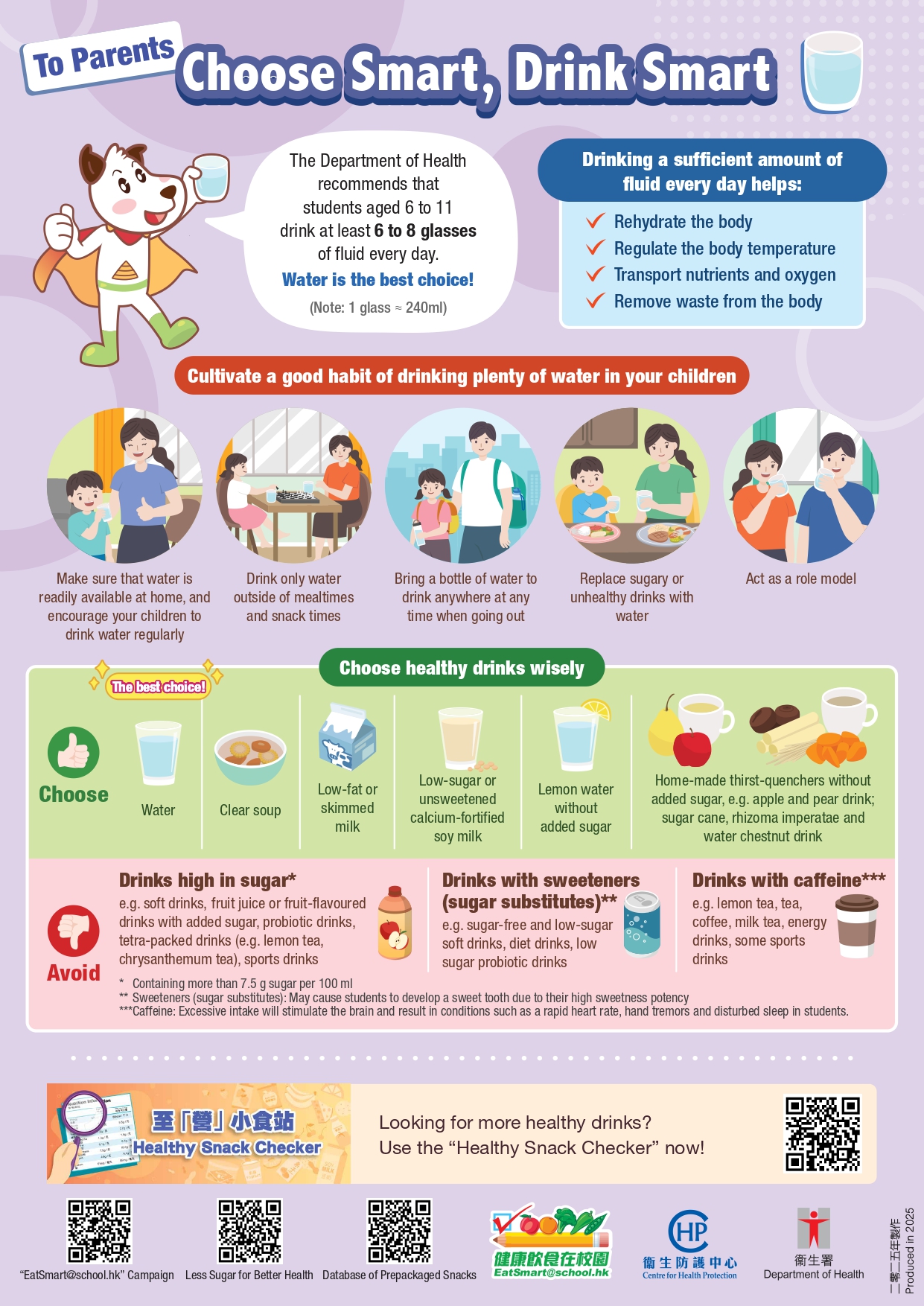 Choose Smart, Drink Smart  (To Parents)