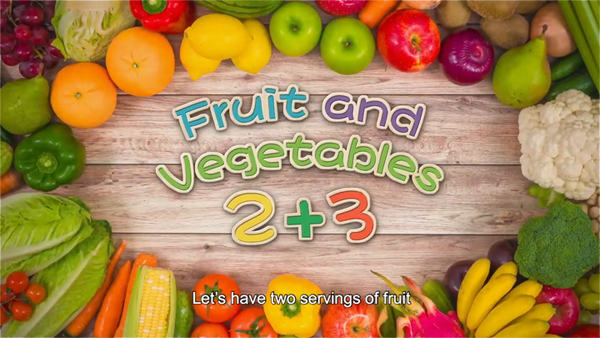 2+3: Eat Fruit and Vegetables Every Day