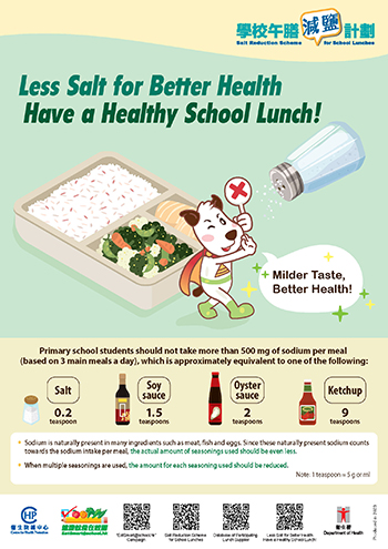 Salt Reduction Scheme for School Lunches