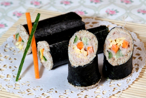 Sandwich Sushi Roll