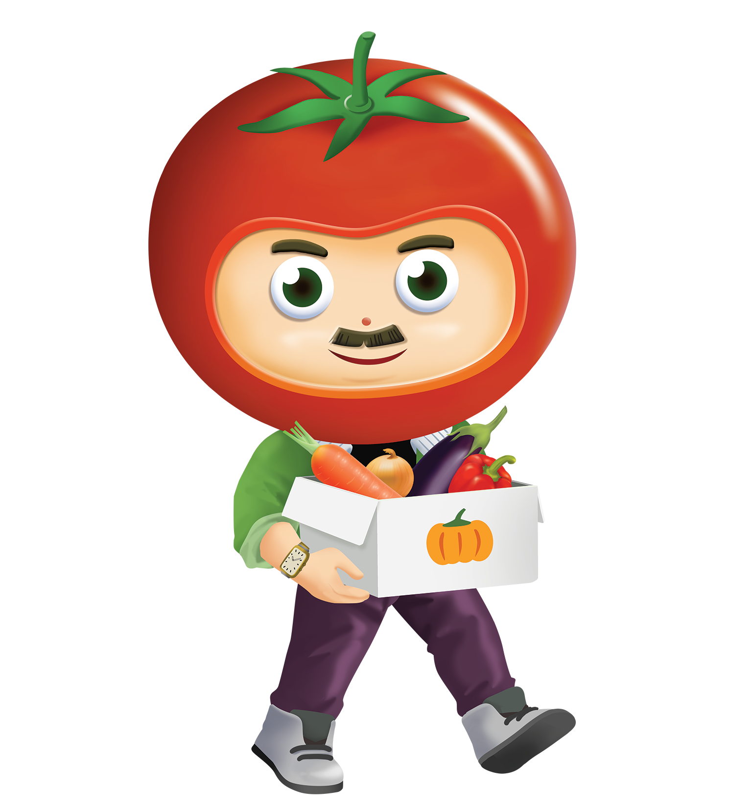 番茄正面